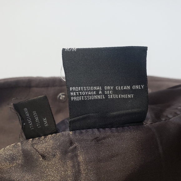 Kenneth Cole Beige Wool-blend Button down Coat Jacket Medium - Picture 9 of 12